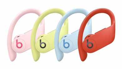 Photo of Powerbeats Pro in quattro colori: Spring Yellow, Cloud Pink, Lava Red e Glacier Blue