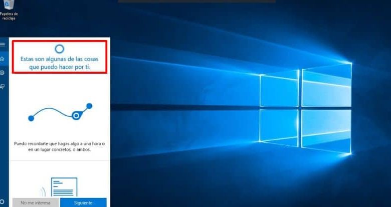 Attiva le impostazioni di Cortana