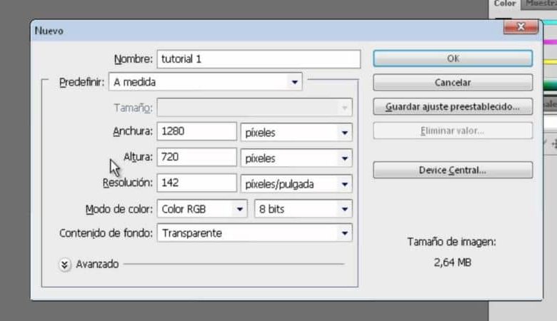 Regolazioni per nuovo livello o tavola da disegno in Adobe Photoshop