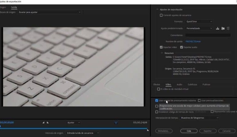 Nuovo progetto Adobe Premiere Pro