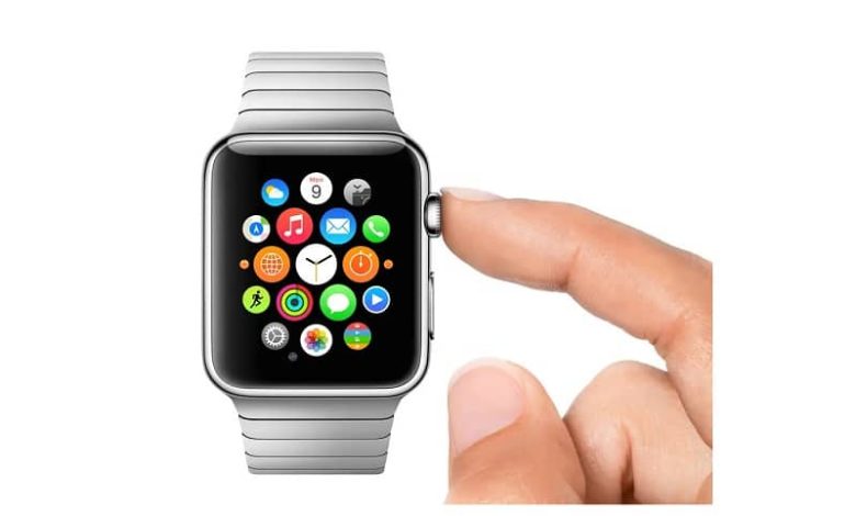 Pulsante Apple Watch