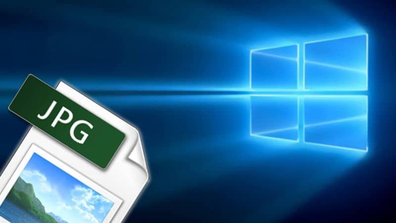 Icona JPG nella finestra di Windows 10