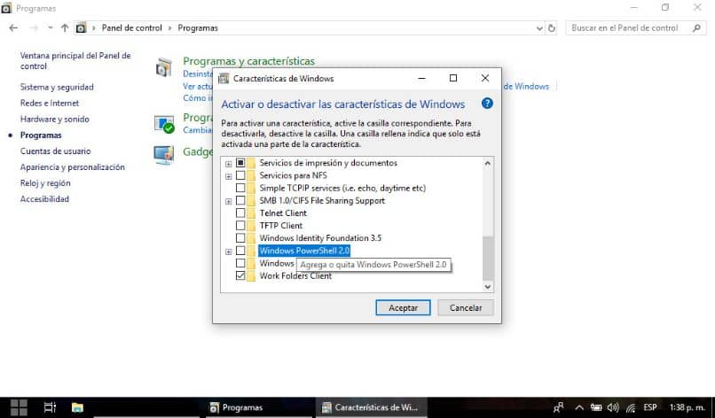 Cartella di disinstallazione dei programmi Windows