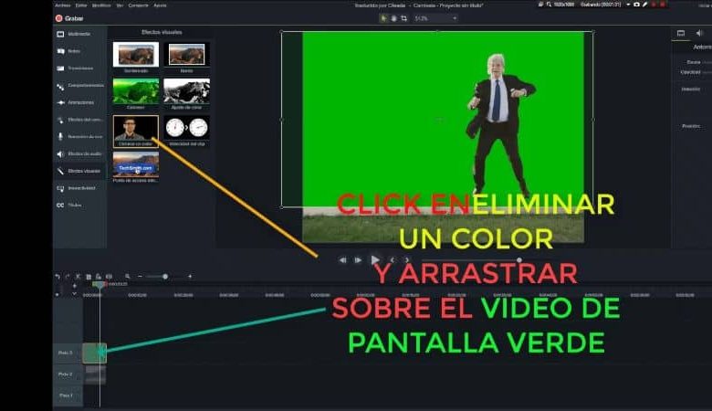 Verde con Camtasia Studio