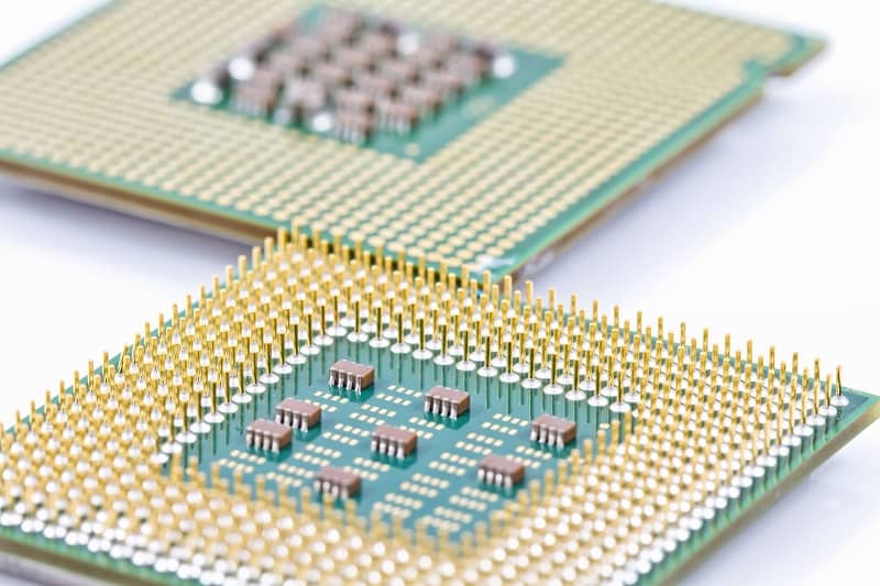 Piccoli transistor compongono il microprocessore