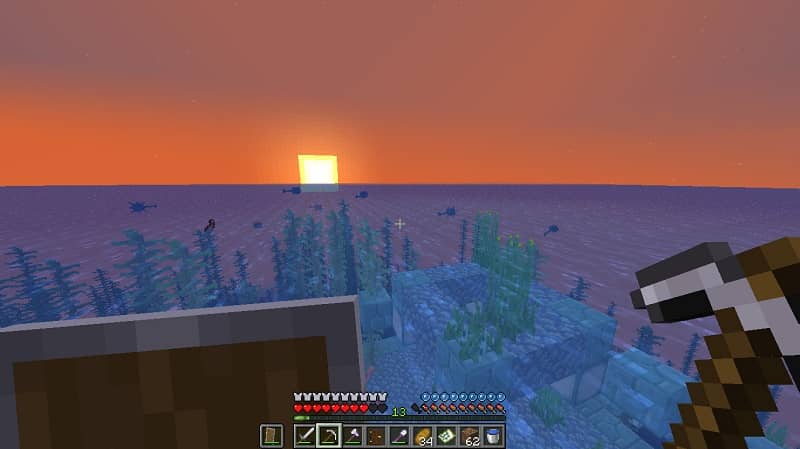 Trova oceani e templi in Minecraft
