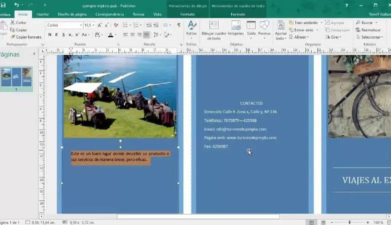 libretto fronte/retro con Microsoft Publisher