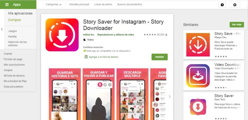 App salva storie per Instagram