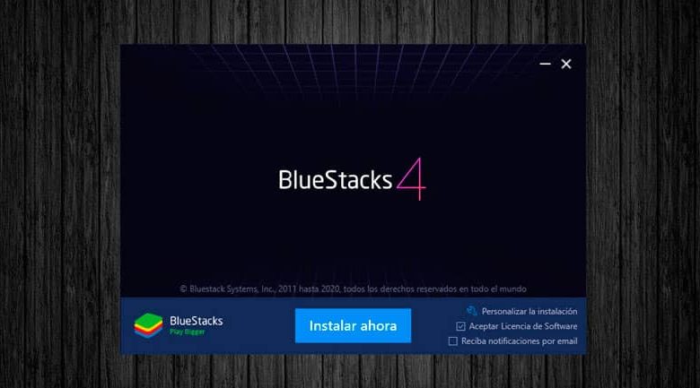 Usa bluestack per installare app Android