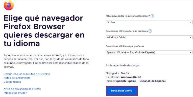 Installa il browser Firefox