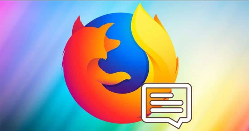 Logo Firefox, notifiche
