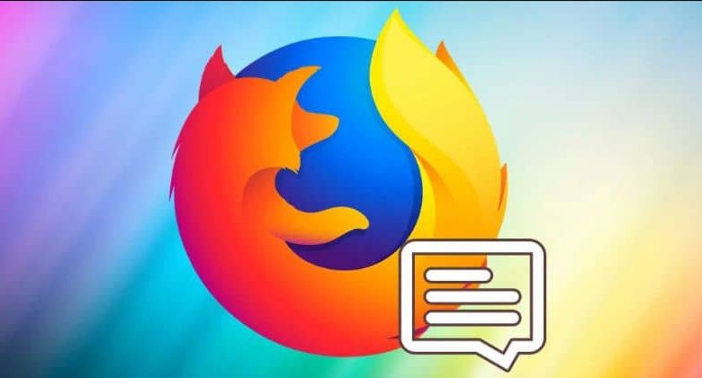 Logo Firefox, notifiche