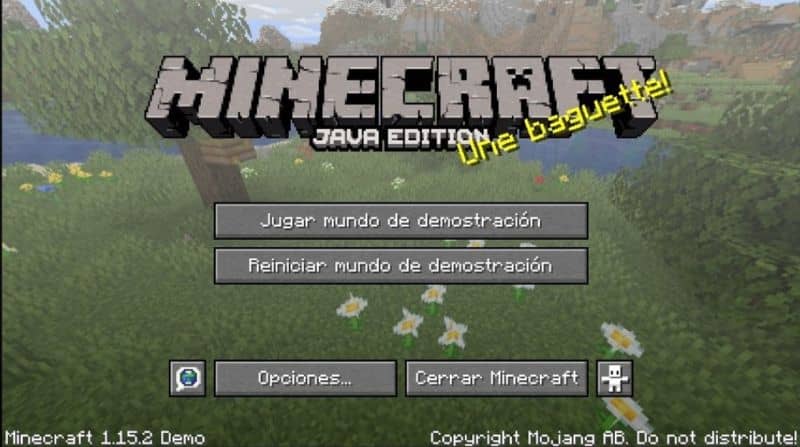 Demo di Minecraft