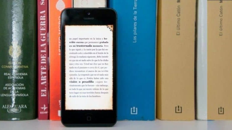 Mobile, libri di sfondo