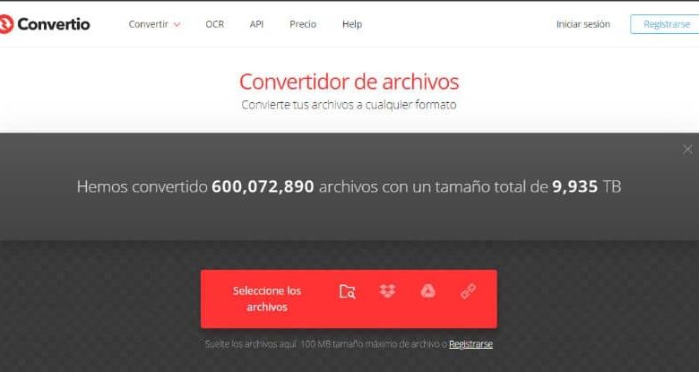 Sito web di Convertio