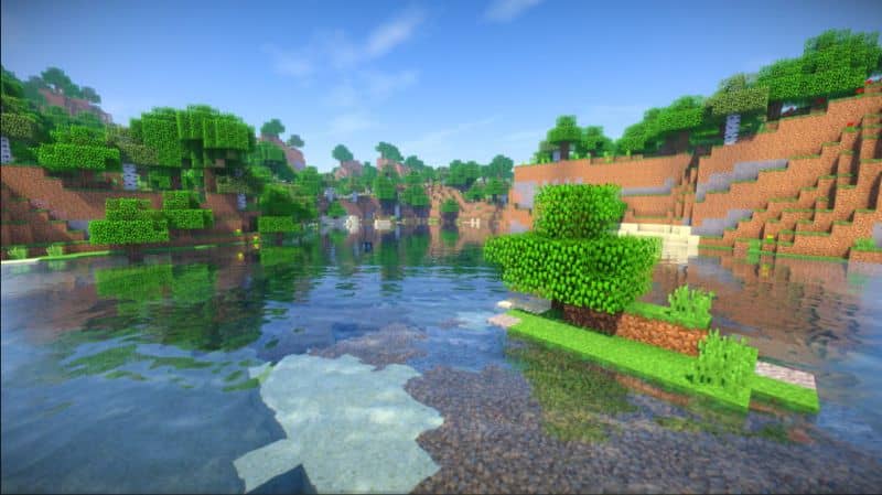 Paesaggio di Minecraft