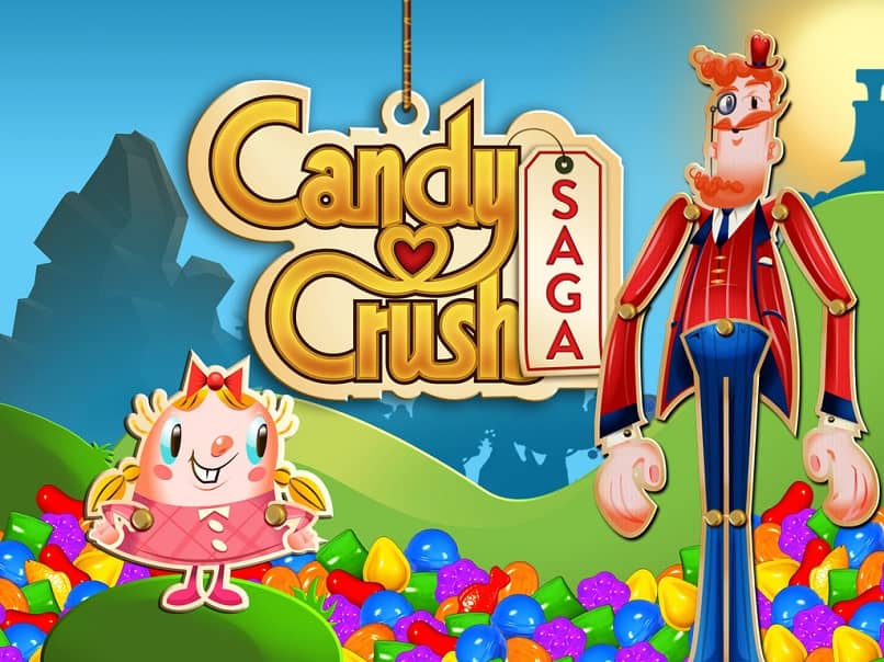 Schermata iniziale di Candy Crush