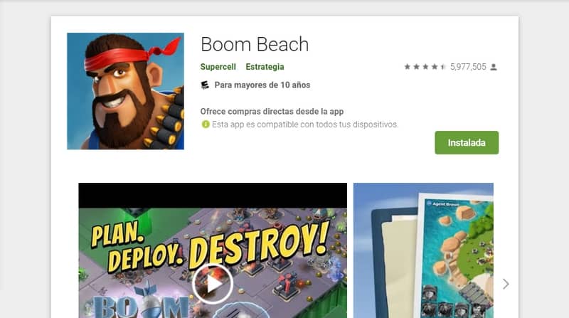 Scarica Boom Beach sul Play Store