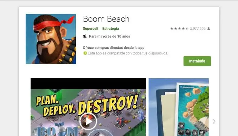 Scarica Boom Beach sul Play Store