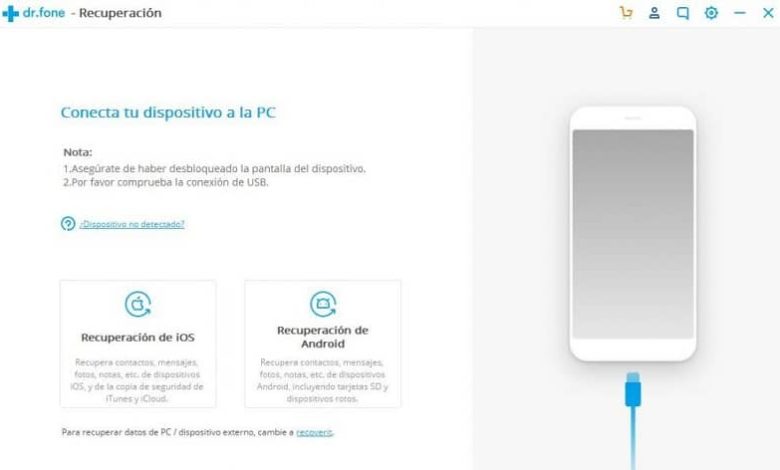 Recupera i file cancellati con dr.fone