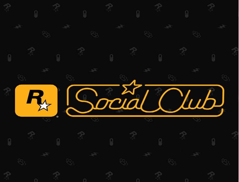 Giallo R sfondo nero The Social Club