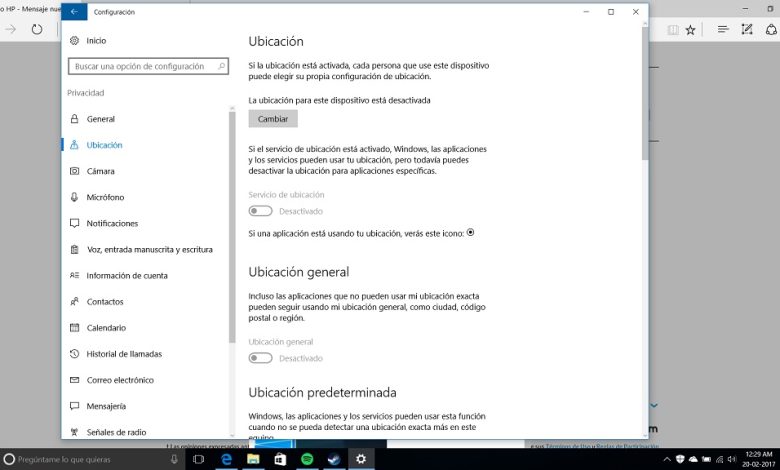 Come abilitare o disabilitare la posizione del mio PC in Windows 10
