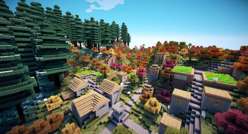 alberi dei villaggi di minecraft
