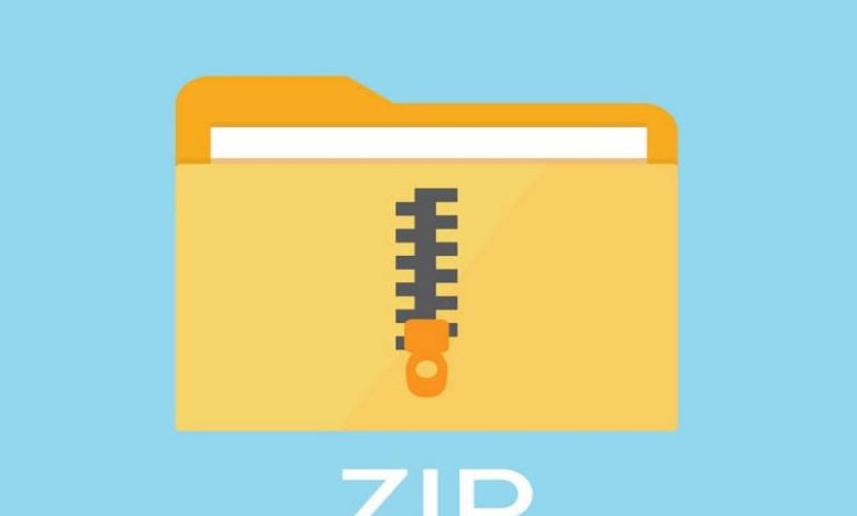 cartella di file zip