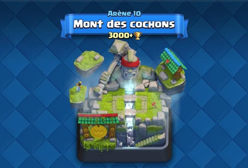 campo di gioco dell'arena clash royale