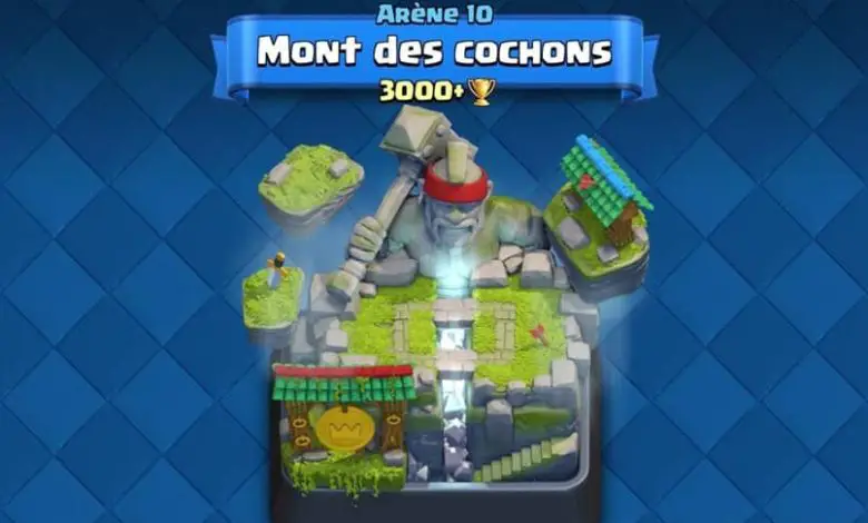 campo di gioco dell'arena clash royale