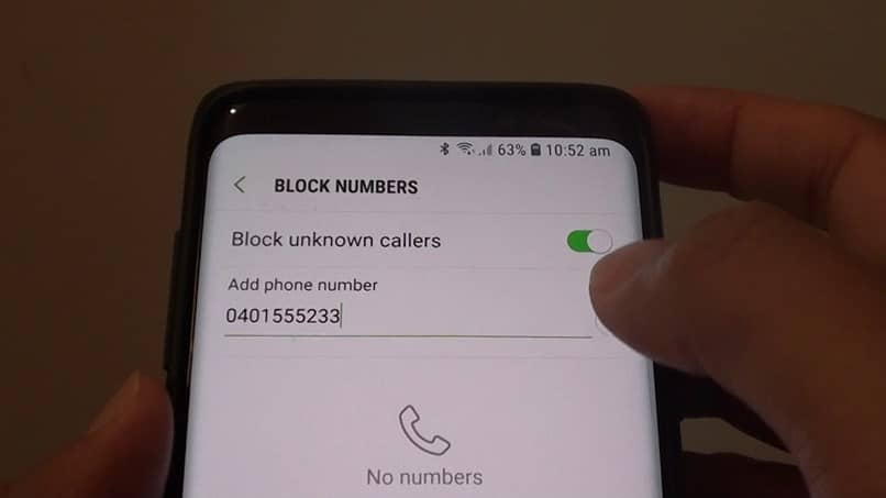 bloccare il numero di cellulare
