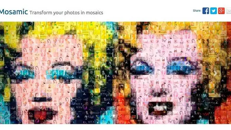 collage di mosaico