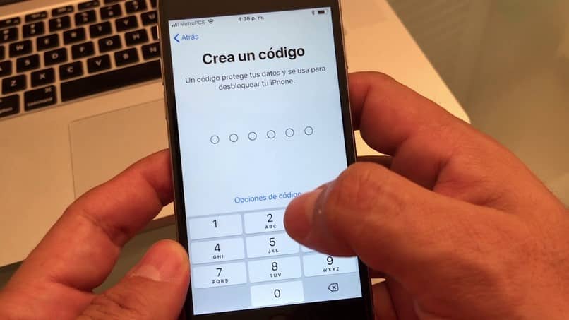 imposta la password dell'iPhone