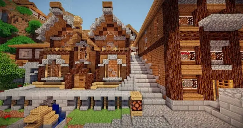Il villaggio di Minecraft