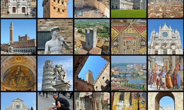 collage di immagini