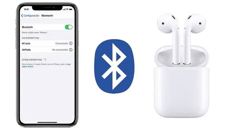 configurazione bluetooth su un iPhone per cuffie wireless