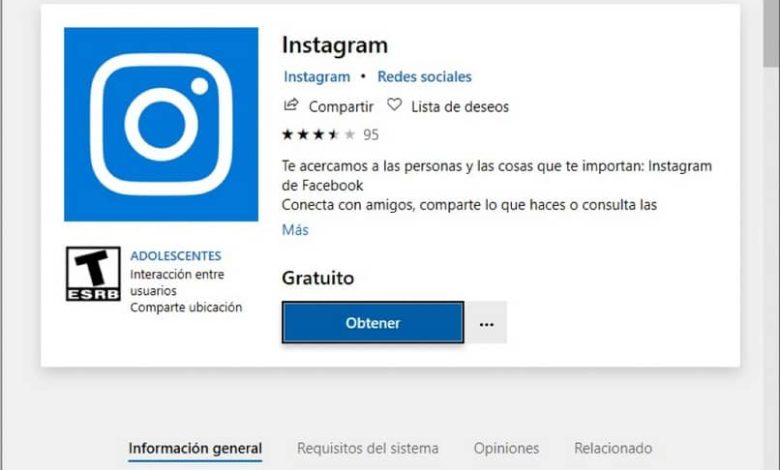 scarica l'app instagram