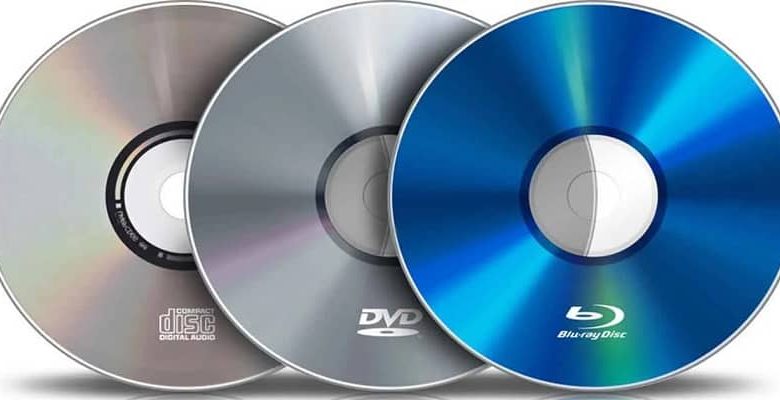 diversi formati di compact disc
