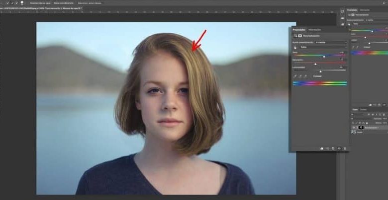 selezione di capelli photoshop