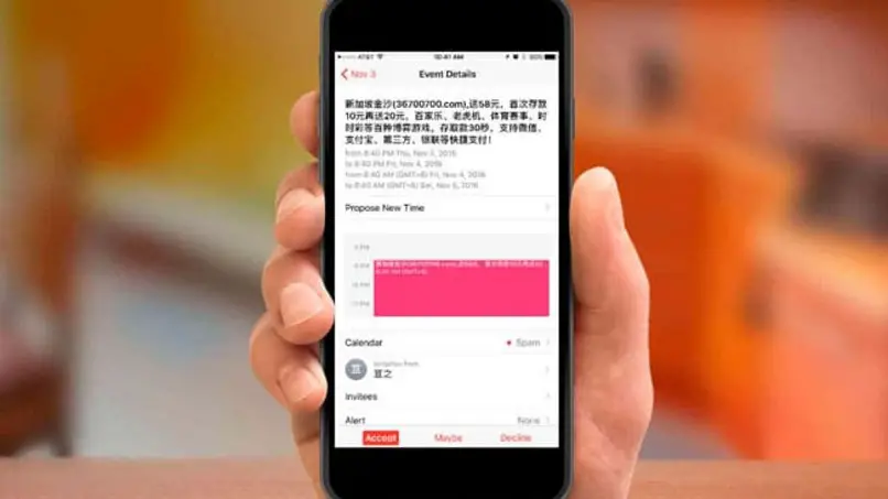 eliminare lo spam dal calendario iphone è molto semplice