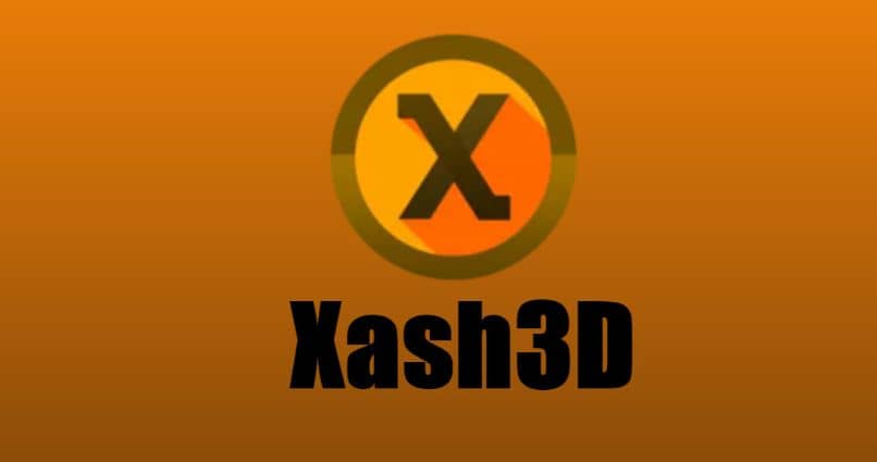 sfondo arancione nucleo cerchio logo xash3d
