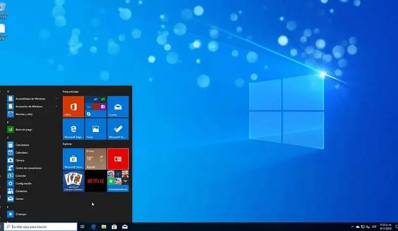 desktop di Windows dieci