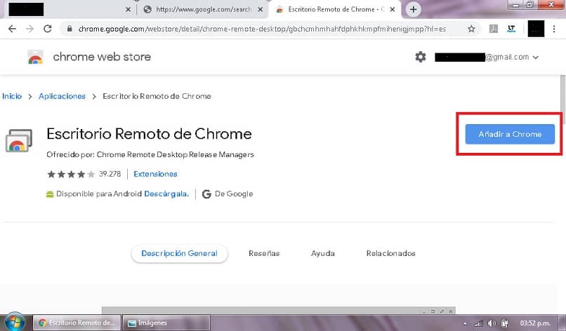 desktop remoto cromato