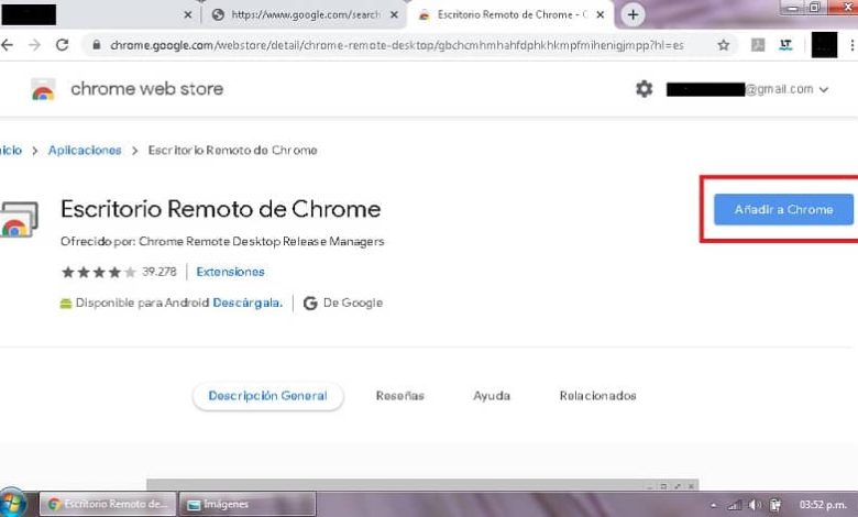 desktop remoto cromato