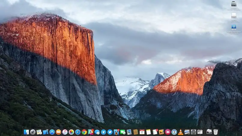 icone dock mac desktop dello schermo