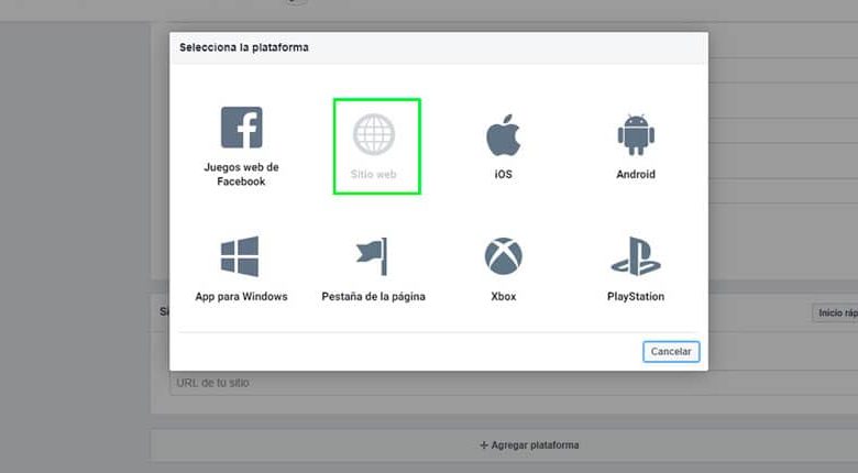 ottieni l'ID dell'app di Facebook