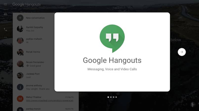 presentazione di Google Hangouts