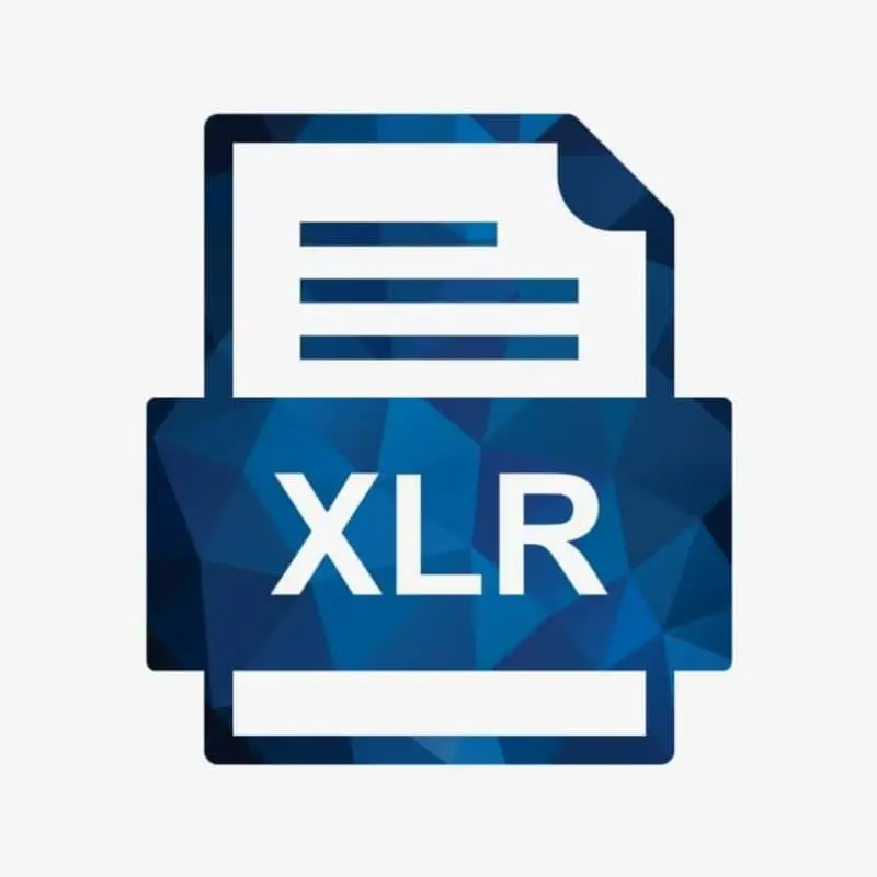 File XLR icoco sfondo bianco