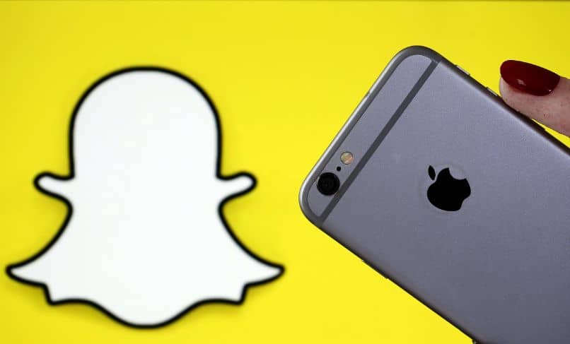 icona del dito iphone mobile snapchat
