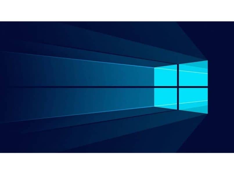 sfondo dell'icona di Windows blu scuro